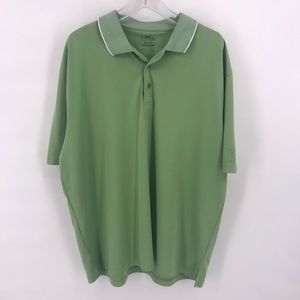 Green PGA Tour Polo Mens size XXL 100% Polyester